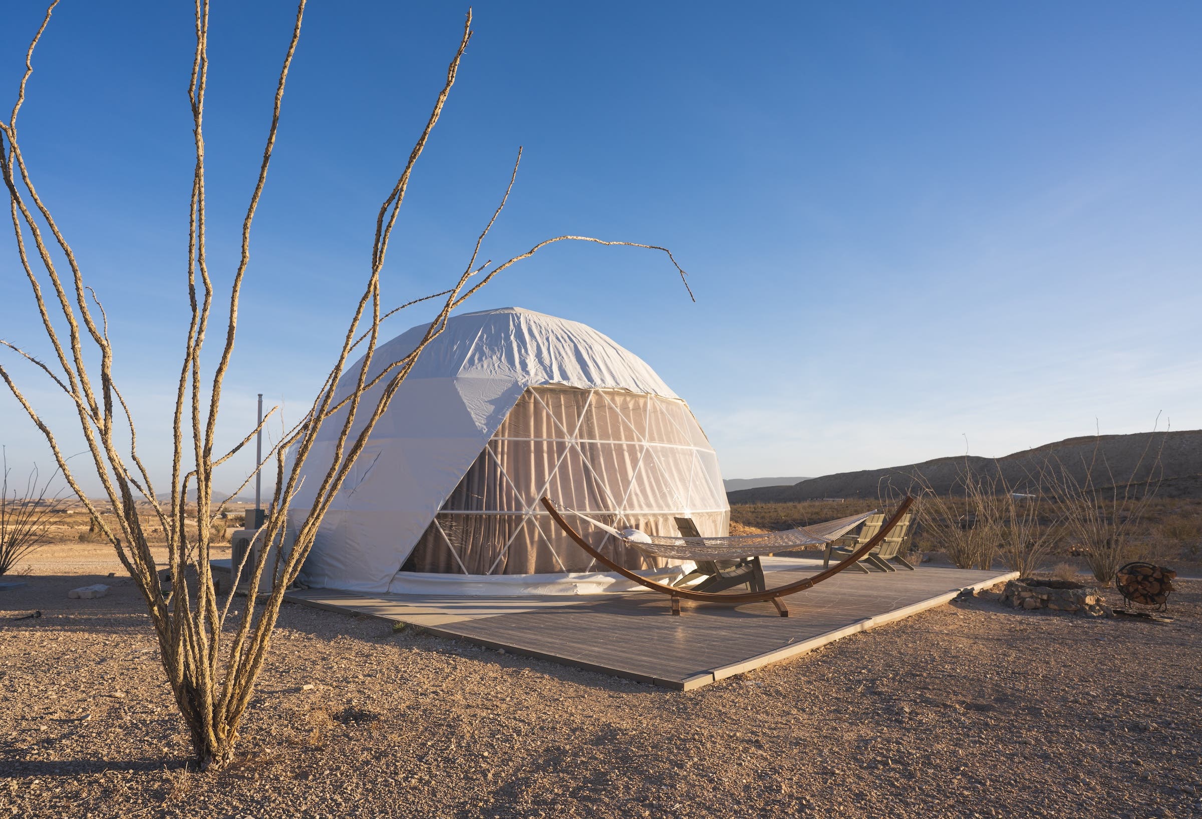 The author's accommodations at Big Bend